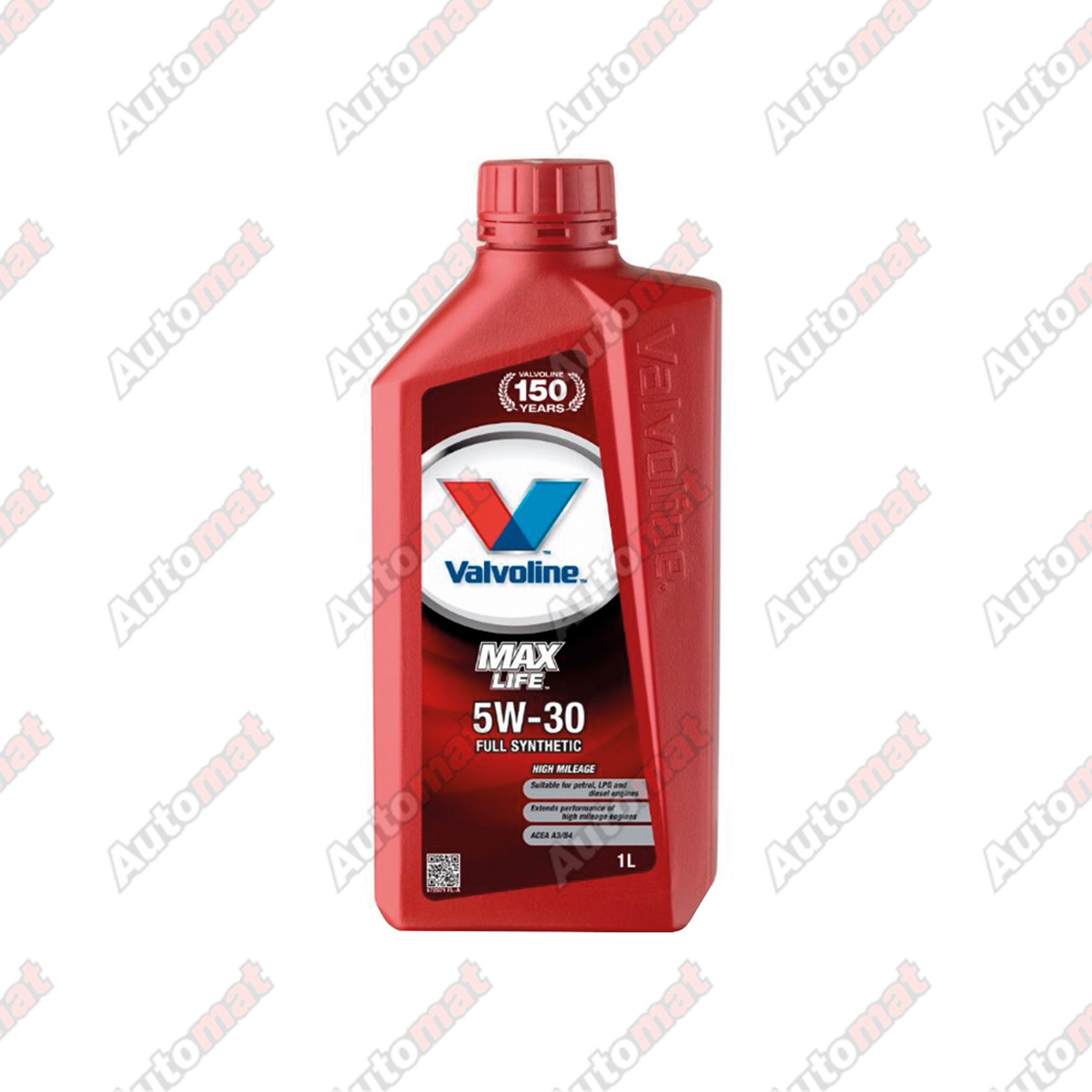 Моторное масло Valvoline MAXLIFE 5W-30 A3/B4, 1л