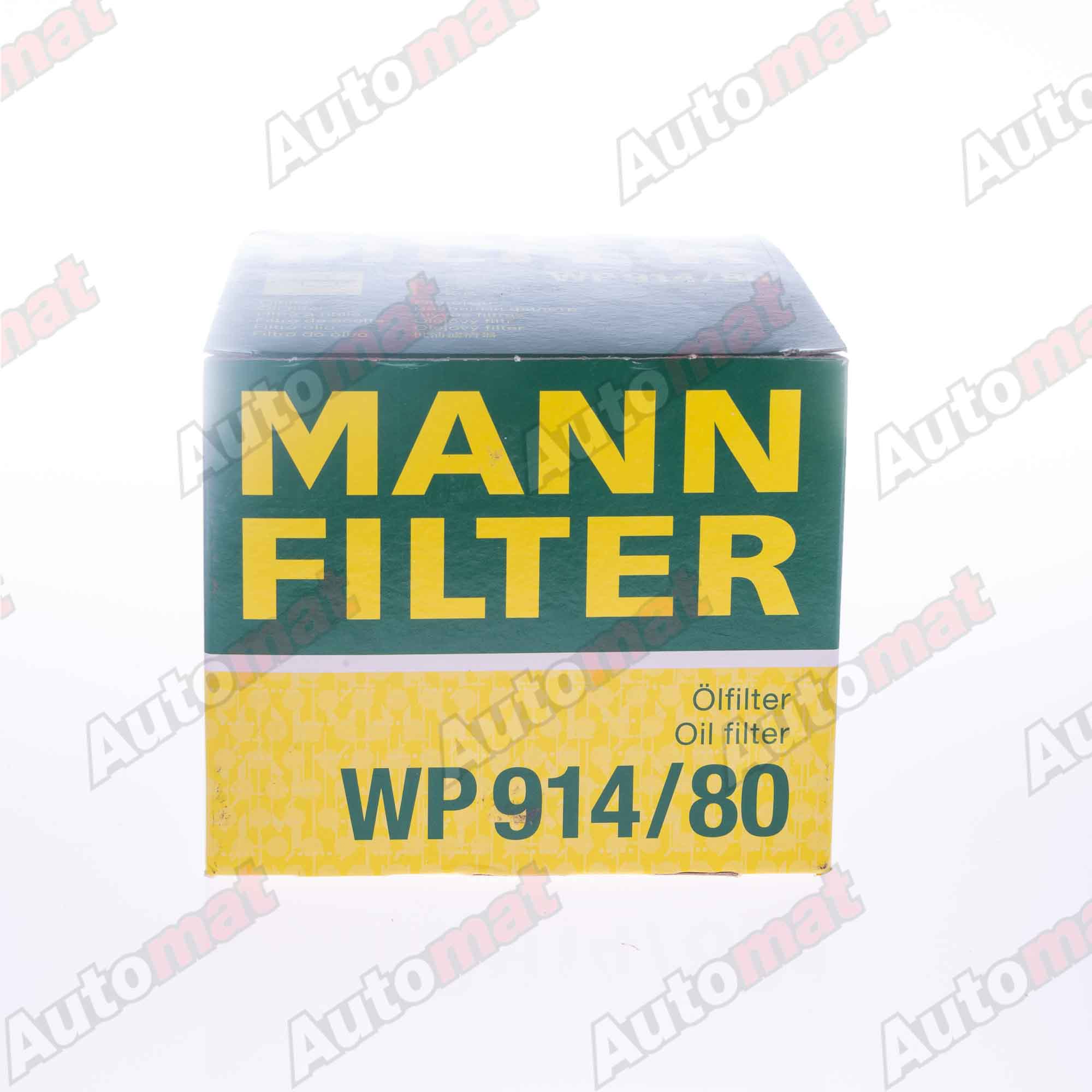 Фильтр масляный MANN-FILTER WP 914/80 / C-112