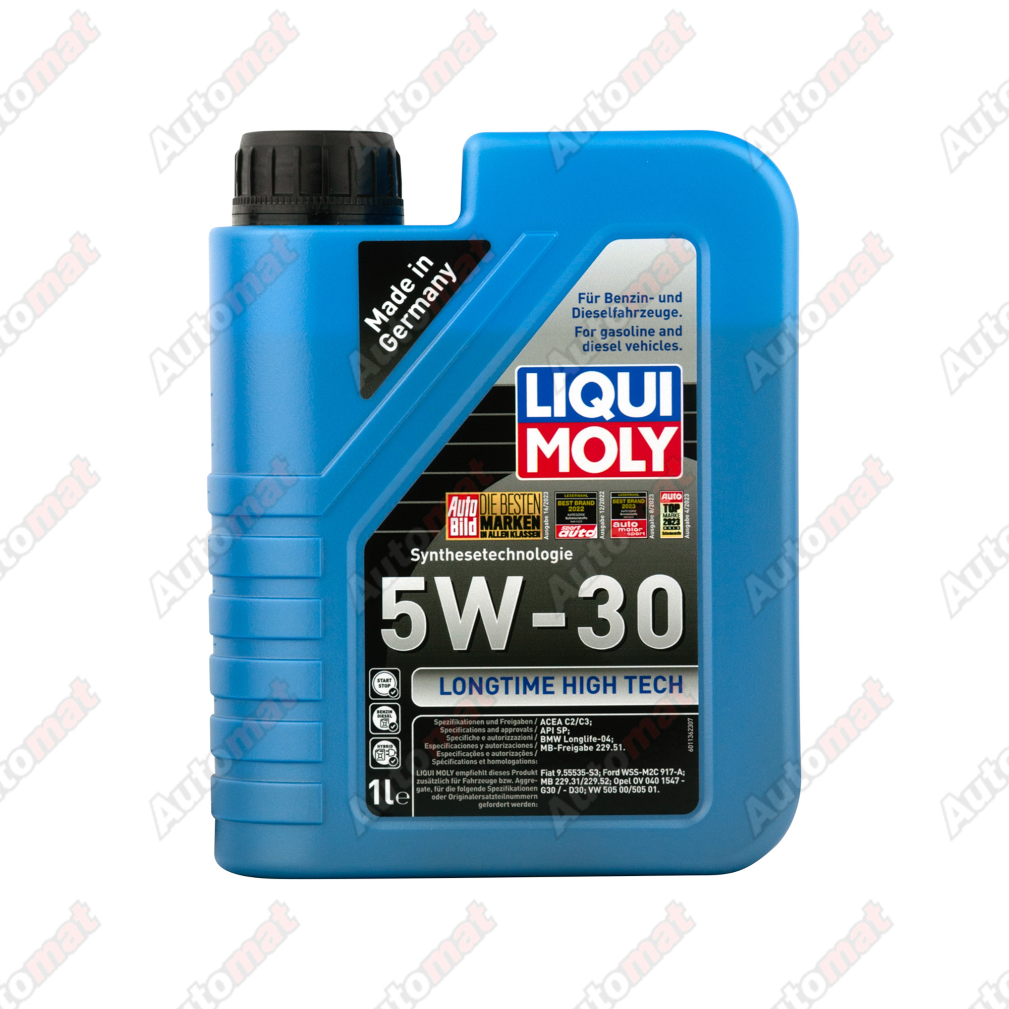 Моторное масло LiquiMoly Longtime Higt Tech 5W-30 SN C3, 1л