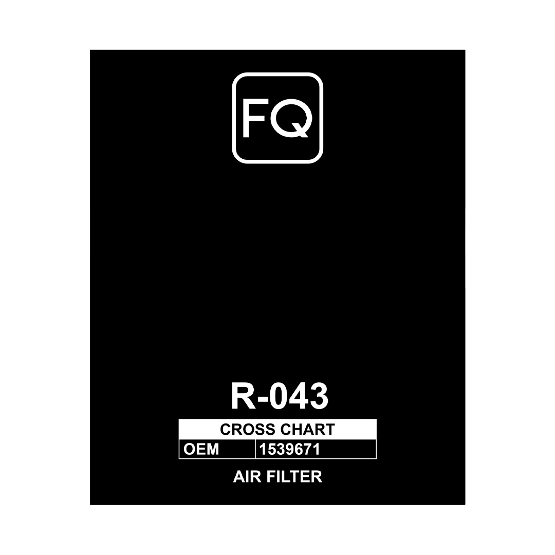 Фильтр воздушный FQ R-043