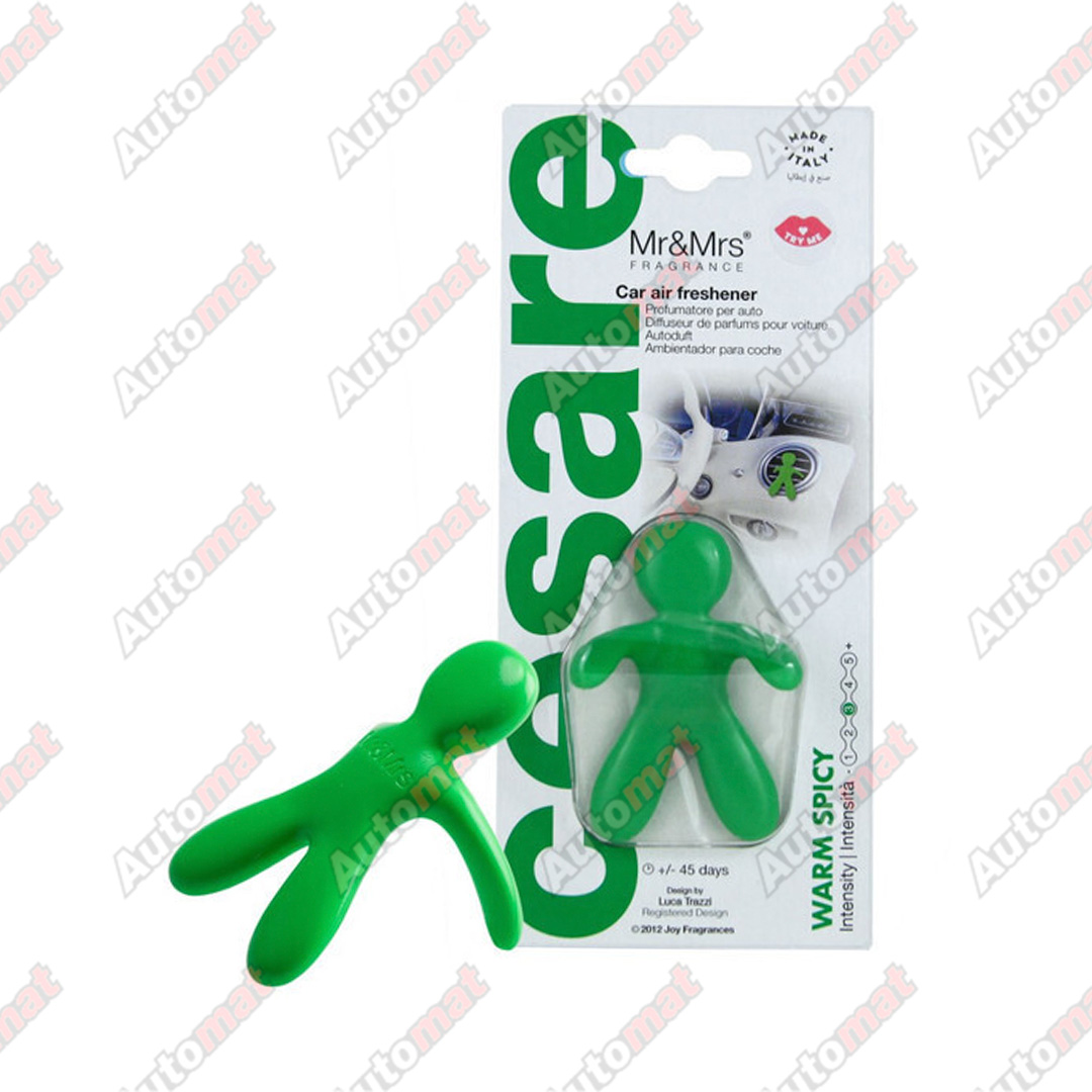 Ароматизатор для автомобиля CESARE / Зеленый / Citrus