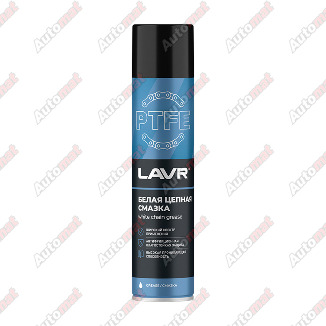 Смазка белая цепная с PTFE LAVR, 400мл