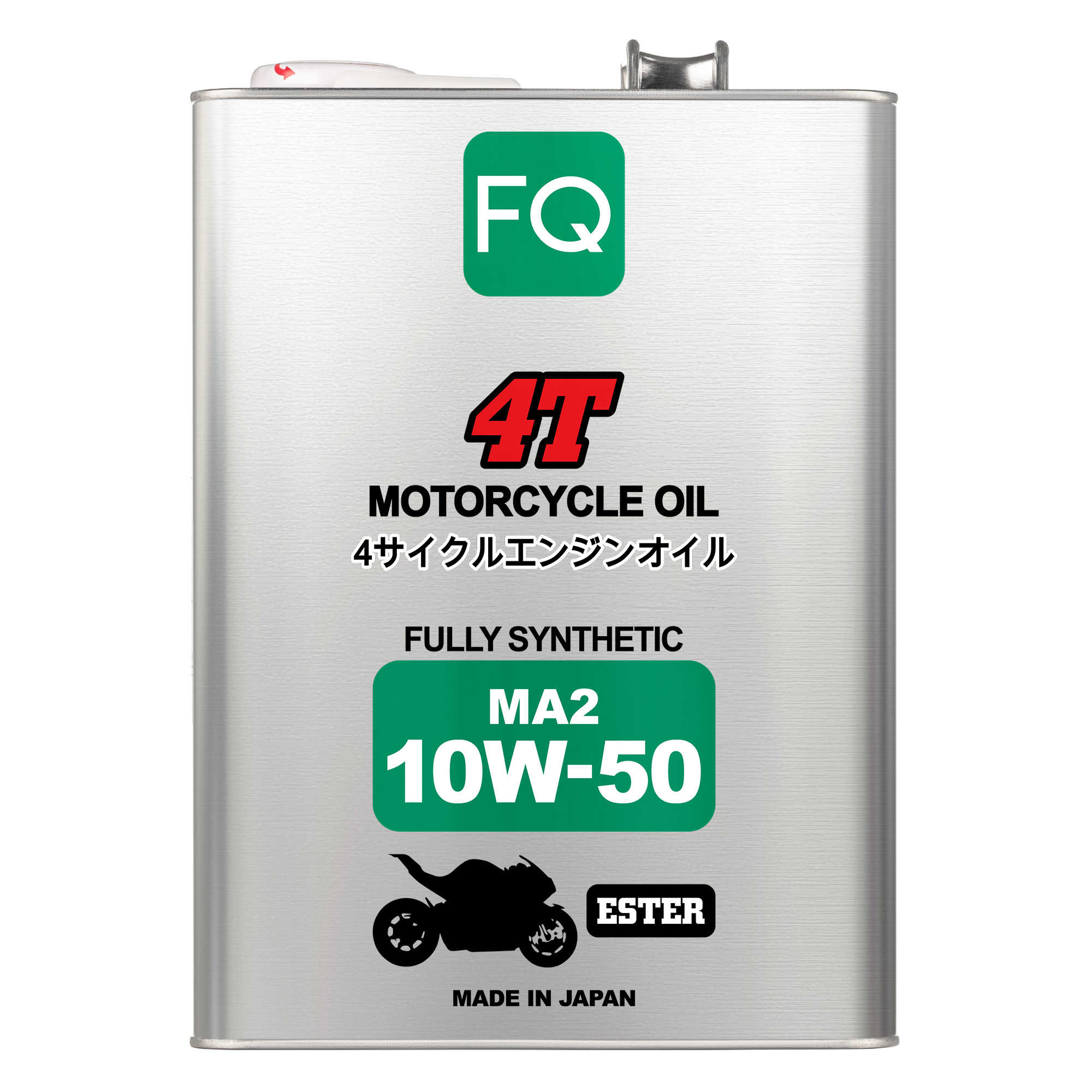 Масло моторное FQ 10W-50 4T MA2/SP FULLY SYNTHETIC (ESTER), 4л