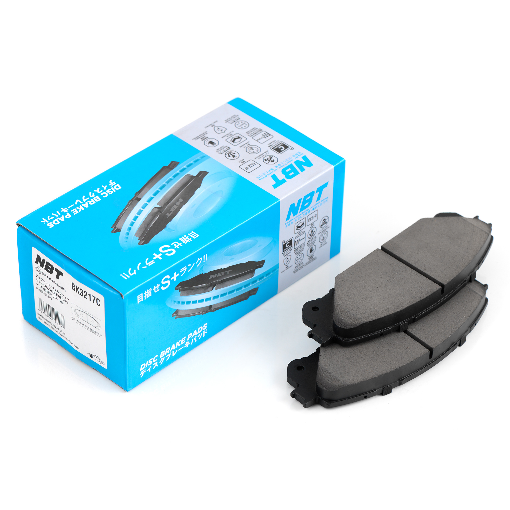 Колодки тормозные дисковые NBT BK3217C / SN965 / AN-815K / NP1109 / 0 986 495 169 / SP2137 / 2445201 / GDB3484 / P83145 / AV1115 / GP02006 / D2316H