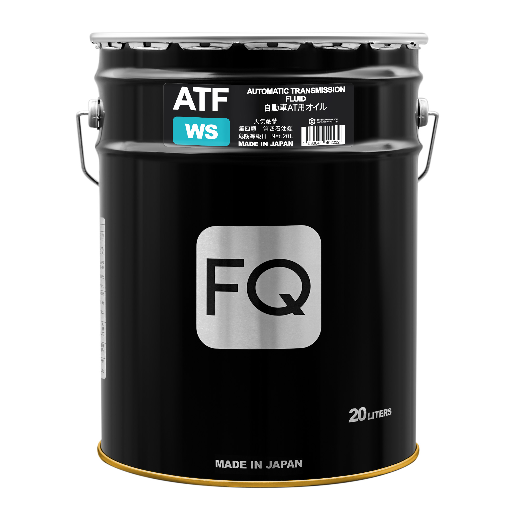 Масло трансмиссионное FQ ATF WS FULLY SYNTHETIC, 20л