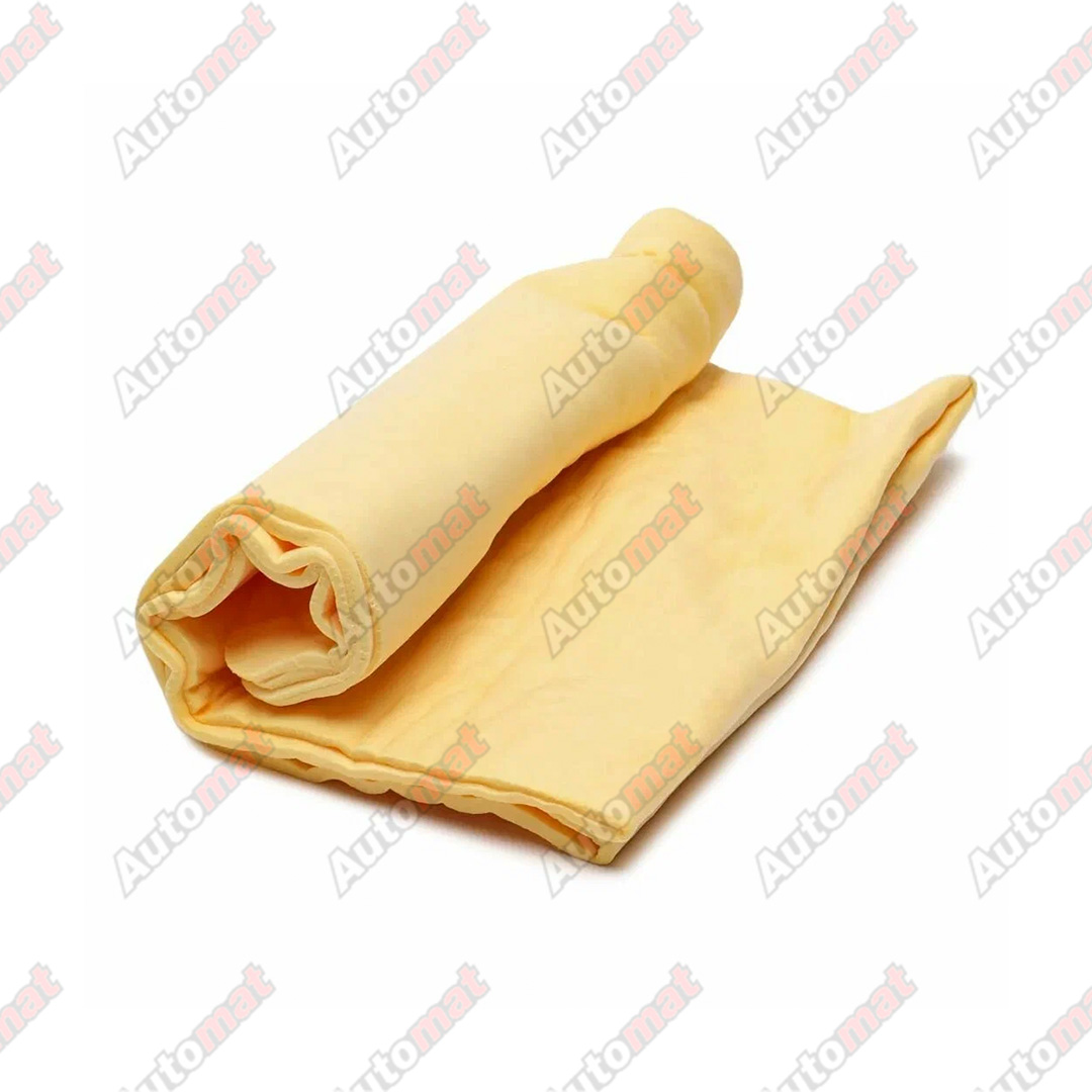 Салфетка из замши ультра синтетическая iSky в пластиковой тубе 32*43 см