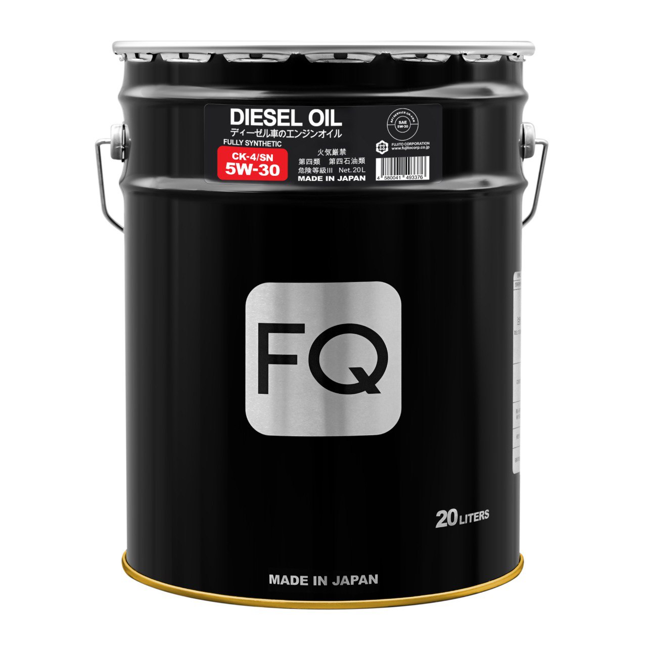 Масло моторное FQ DIESEL 5W-30 CK-4/SN FULLY SYNTHETIC 20л