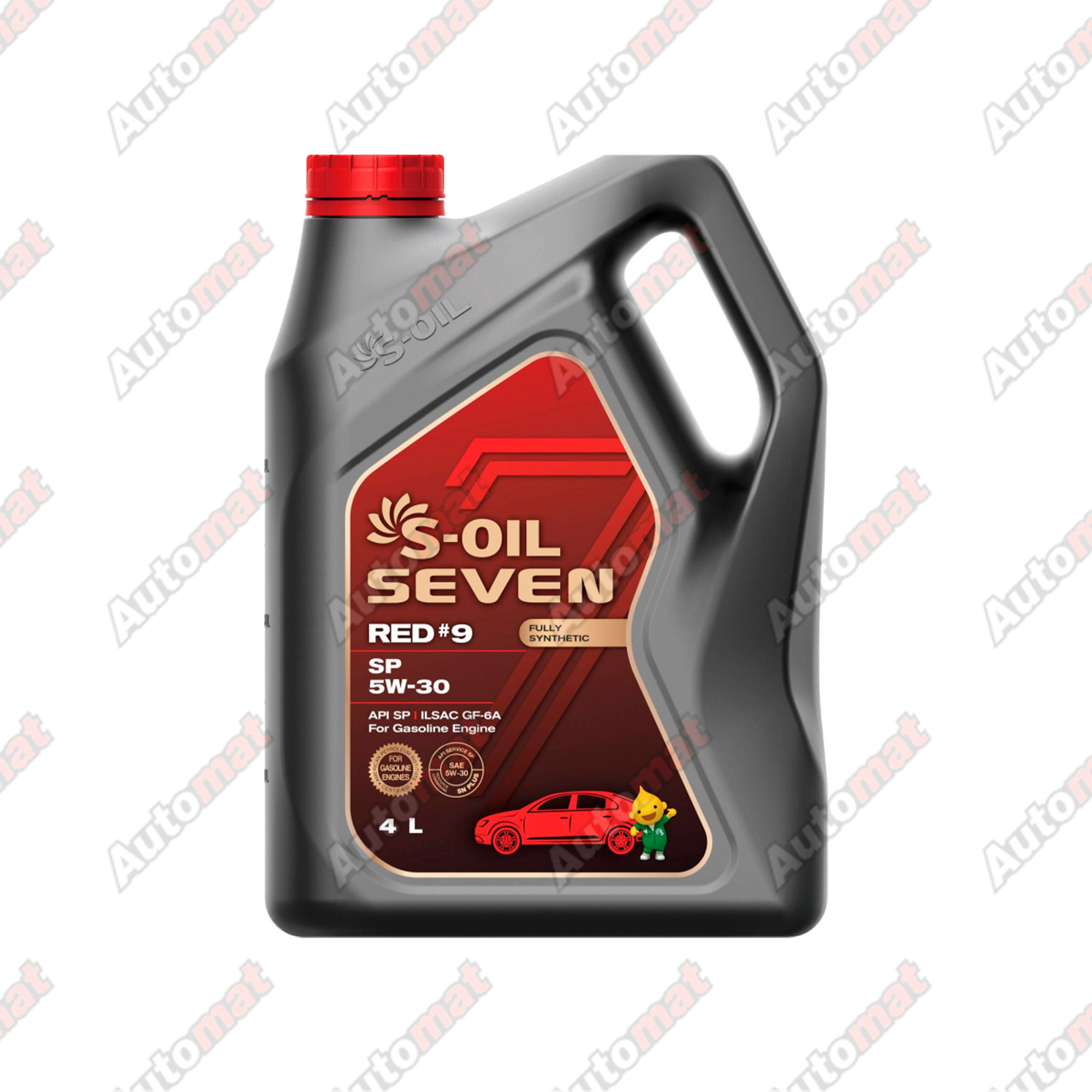 Масло моторное S-OIL 7 RED #9 5W-30 SP Fully Synthetic, 4л