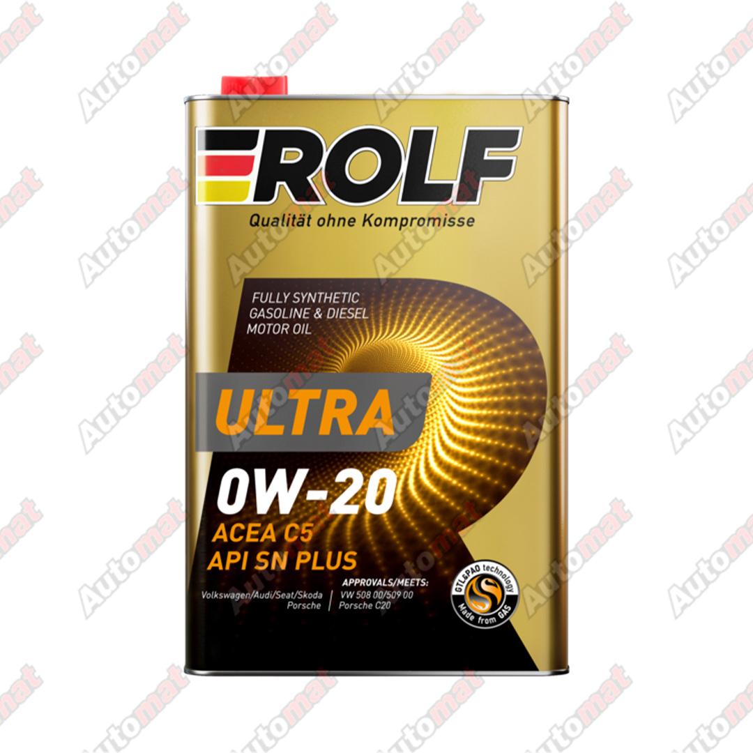 Масло моторное ROLF Ultra 0W-20 SN C5, 1л