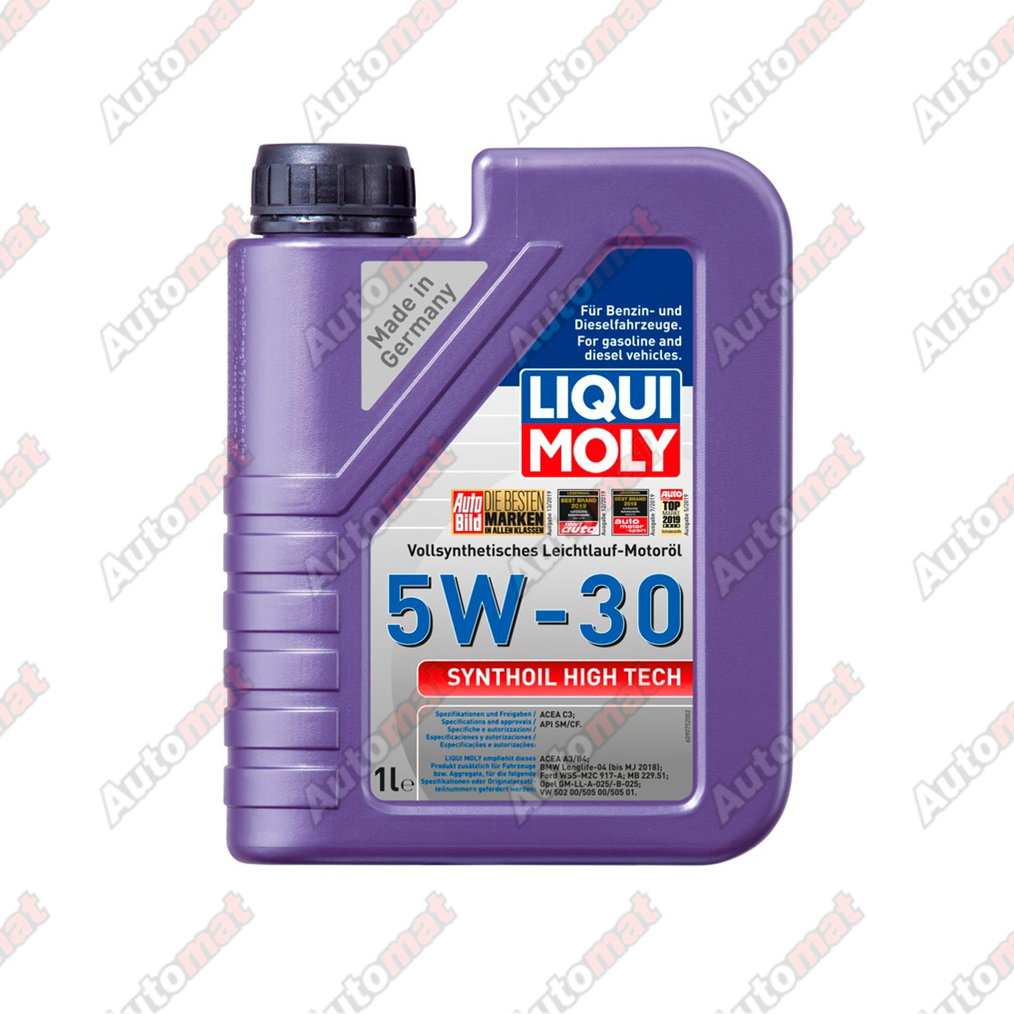 Масло моторное Liqui Moly Synthoil High Tech 5W-30 CF/SM C3 1л 20957