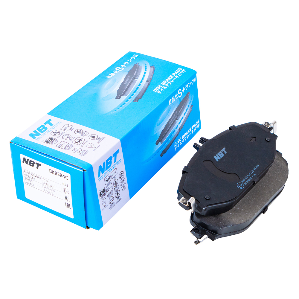 Колодки тормозные дисковые NBT BK8384C / AD1794 / SP4001 / GP22088