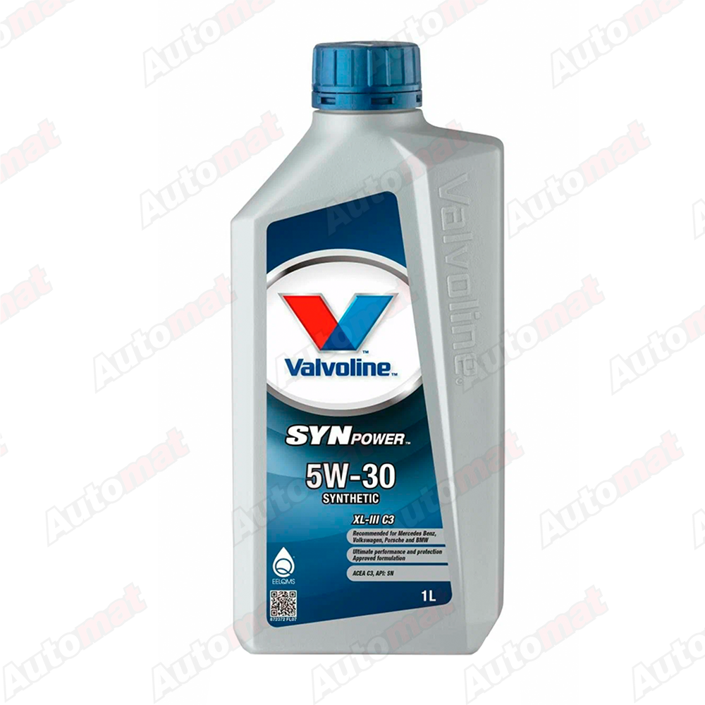 Масло моторное Valvoline Synpower XL-III 5W-30 C3, 1л
