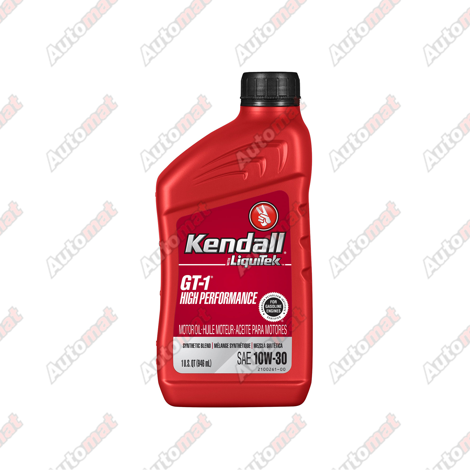 Моторное масло Kendall GT1 HP (Ti) SN+ 10W-30, 0,946л