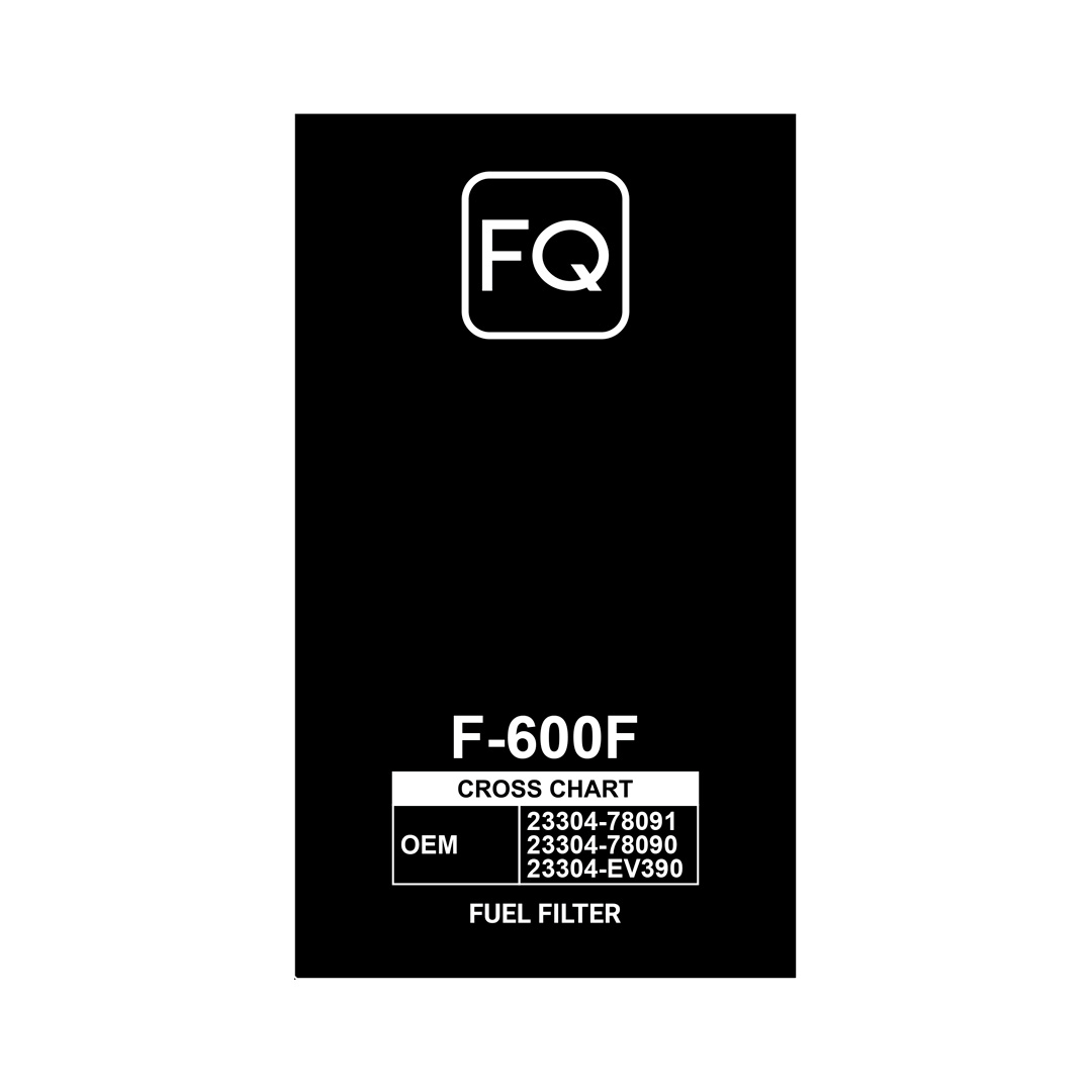 Фильтр топливный FQ F-600F