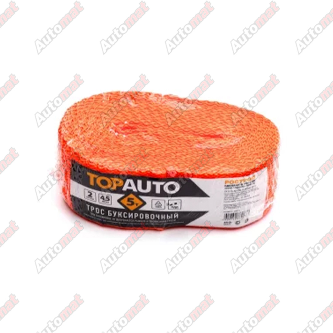Трос буксир."ТопАвто" строплента, петля 5т/4,5м