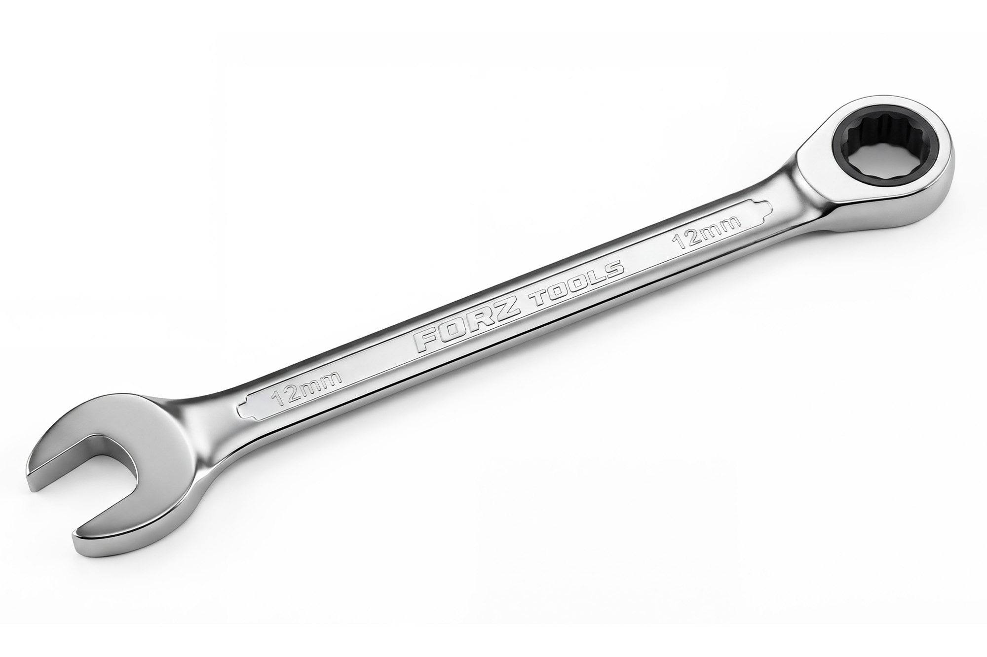 Комбинированный трещоточный ключ FORZ 12 мм, CrV, 72 зуба