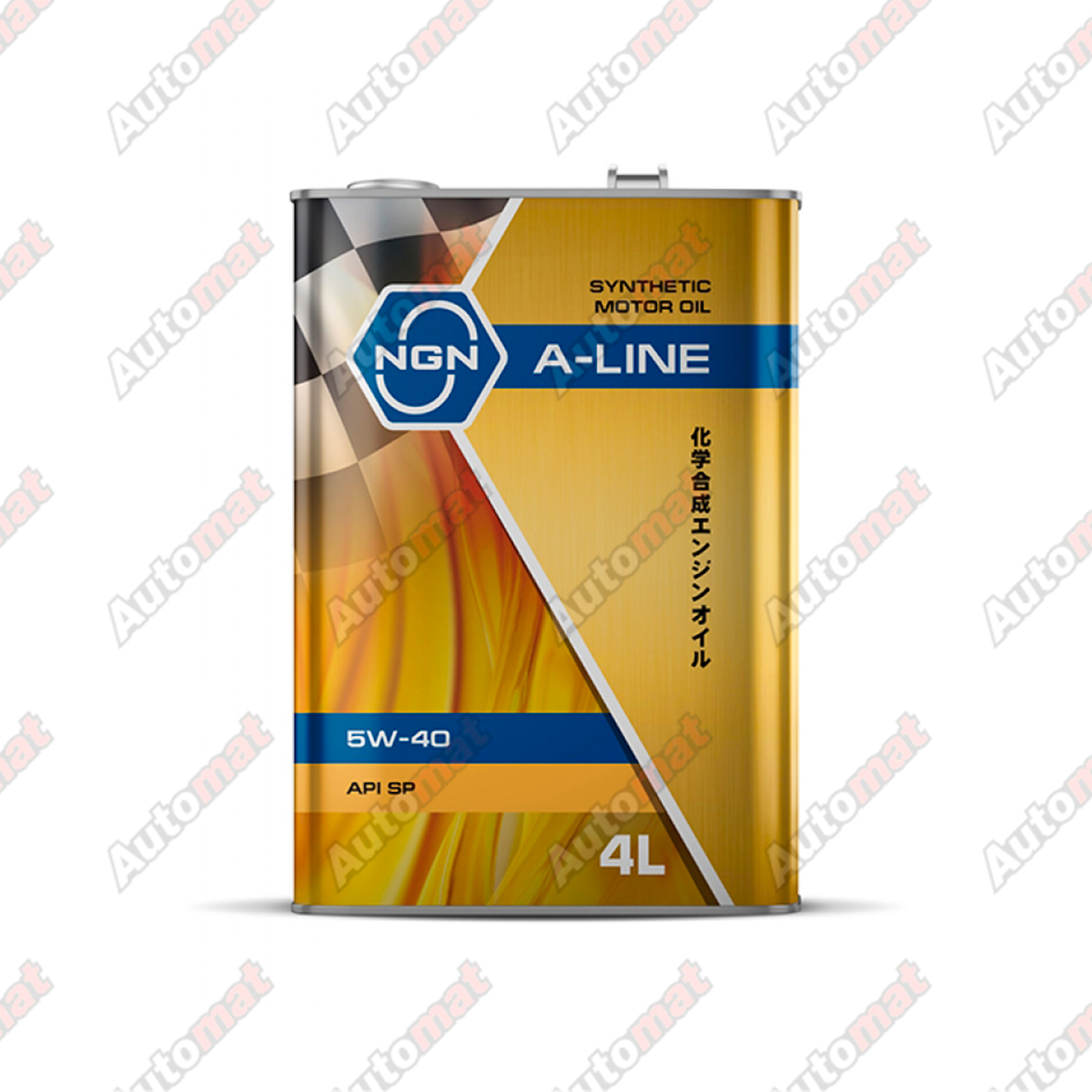 Масло моторное синтетическое NGN GOLD A-Line 5W-40 SN/CF, 4л