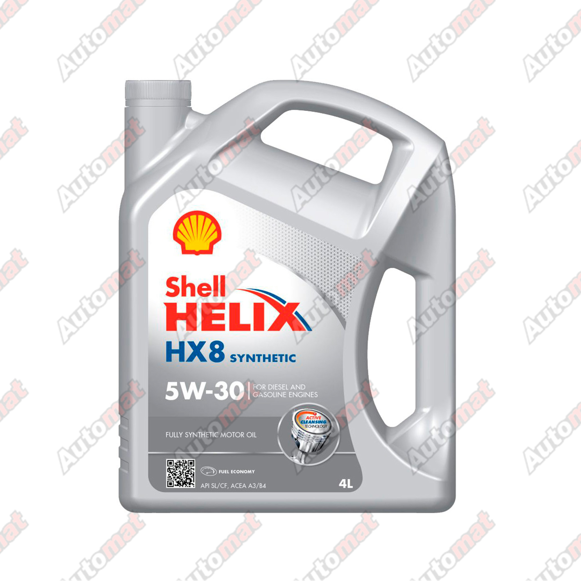 Моторное масло Shell Helix HX8 Syn 5W-30 SL/CF A3/B4, 4л