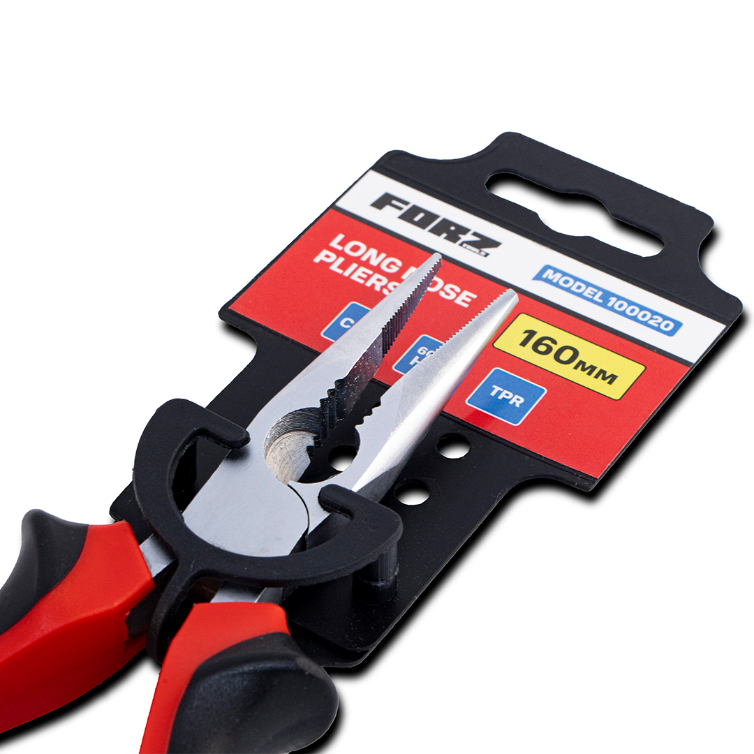 Длинногубцы FORZ 160 мм, CrV