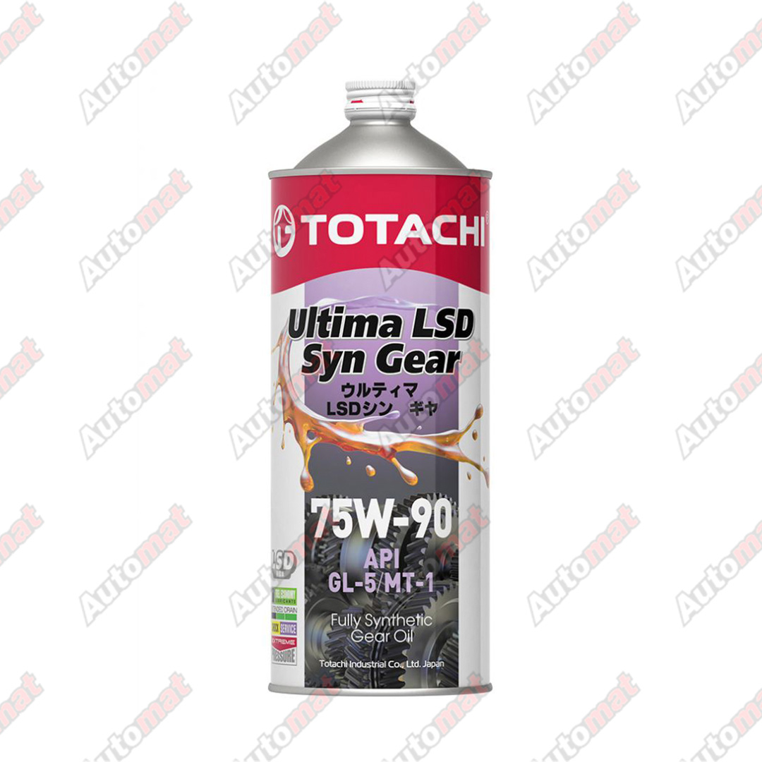 Масло трансмиссионное TOTACHI Ultima LSD Syn-Gear SAE 75W-90 GL-5 1л