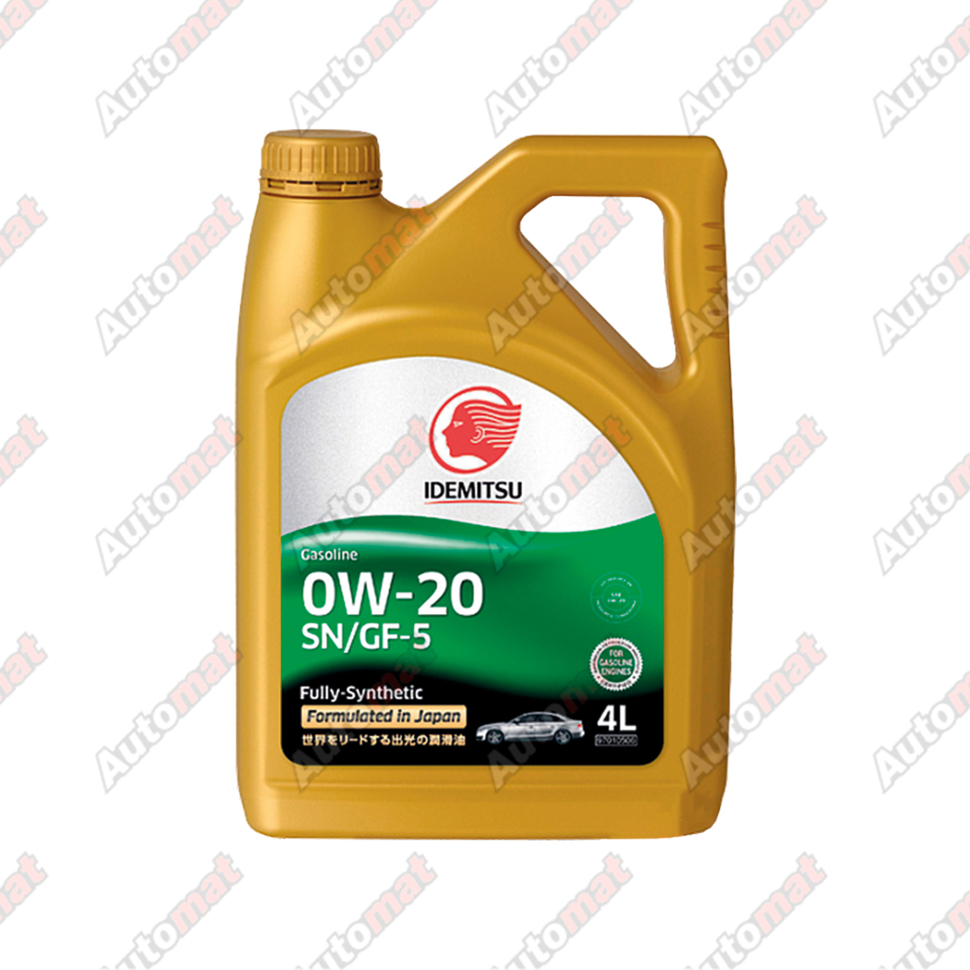 Моторное масло IDEMITSU F-S 0W-20 SN GF-5 FULLY SYNTHETIC, 4л