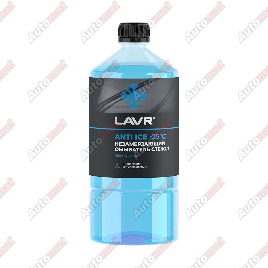 Незамерзающий омыватель стекл LAVR Anti Ice -25C, 1л / LN1310