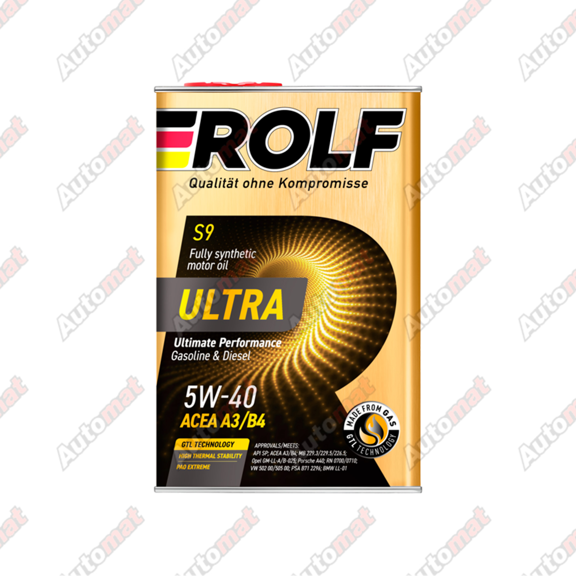 Масло моторное ROLF Ultra 5W-40 SP A3/B4, 4л