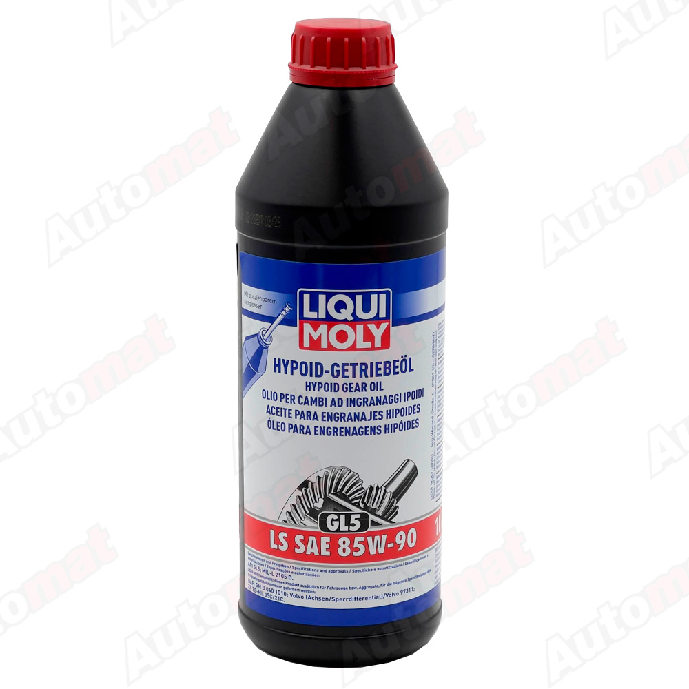 Трансмиссионное масло Liqui Moly Hypoid-Getrieb LS 85W-90 GL-5, 1л
