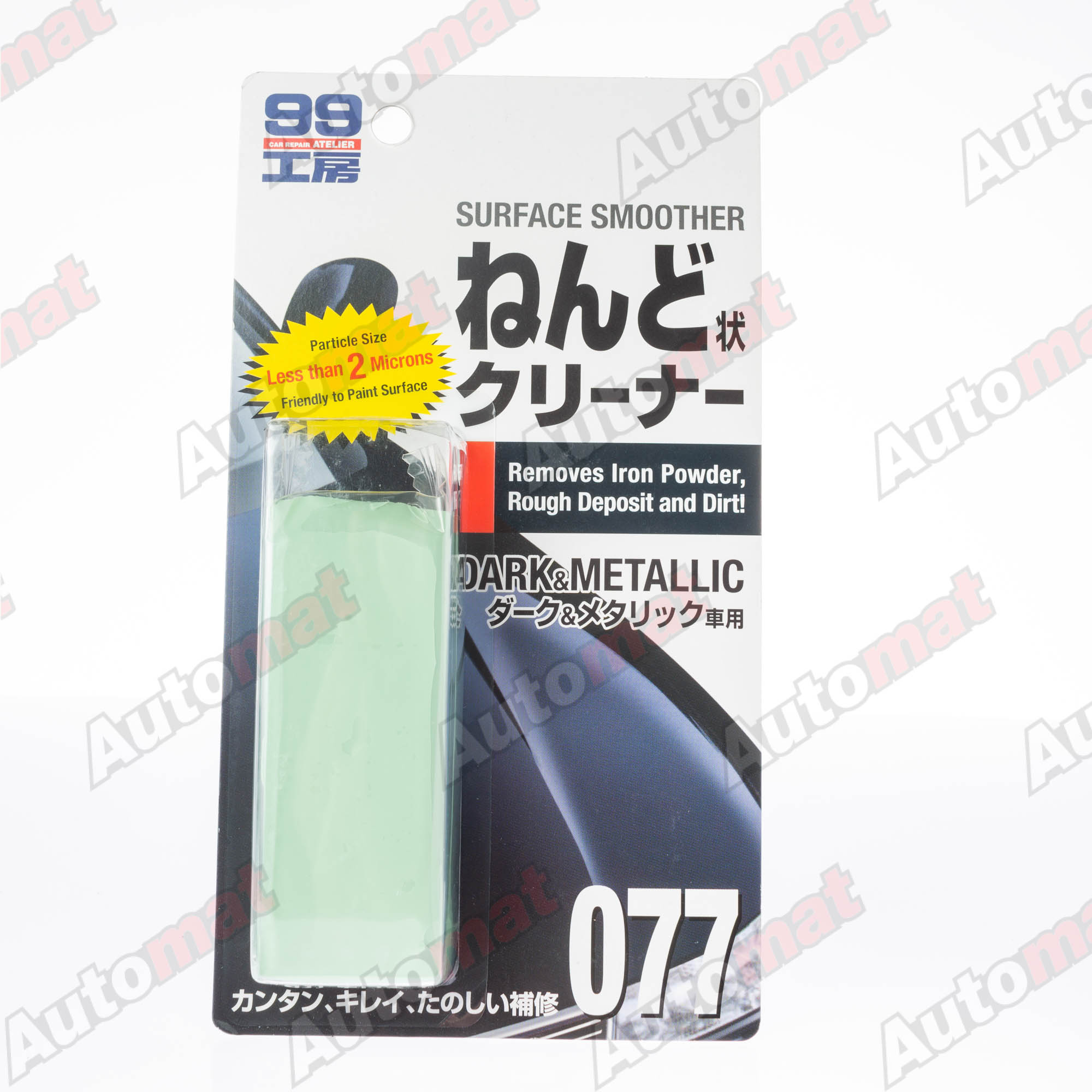 Очиститель кузова на основе глины SOFT99 Surface Smoother для темных автомобилей, 150гр