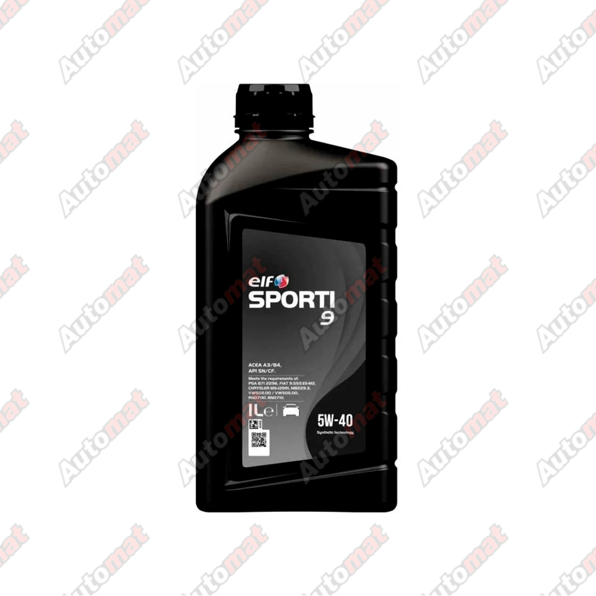 Моторное масло Elf Sporti 9 5W-40, 1л