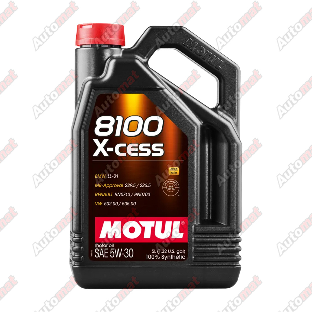 Масло моторное Motul 8100 X-cess 5W-30, синтетическое (5л)VN