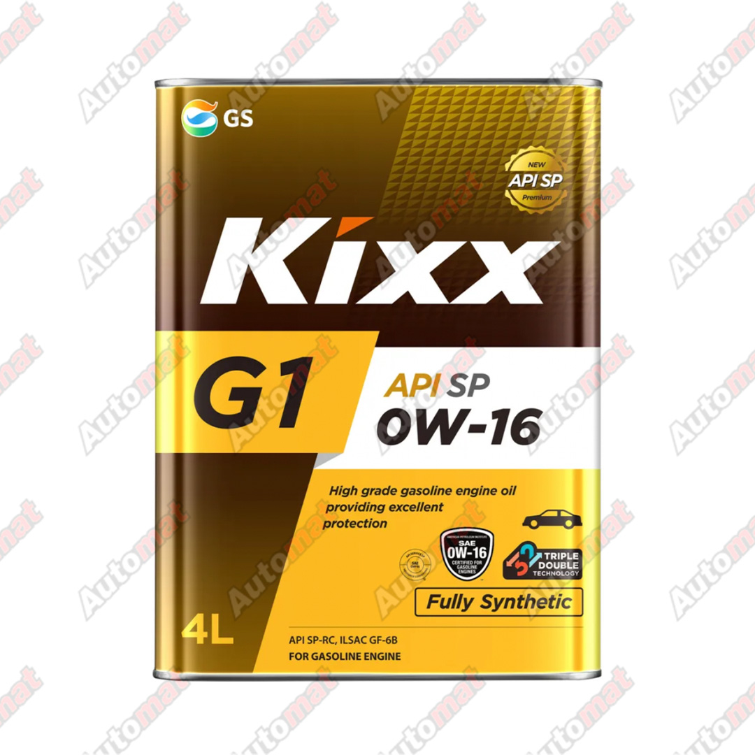 Моторное масло для бензиновых двигателей Kixx G1 0W-16 SP-RC GF-6B, 4л