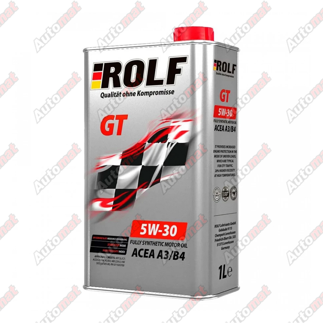 Масло моторное ROLF GT 5W-30 SL/CF A3/B4, 1л