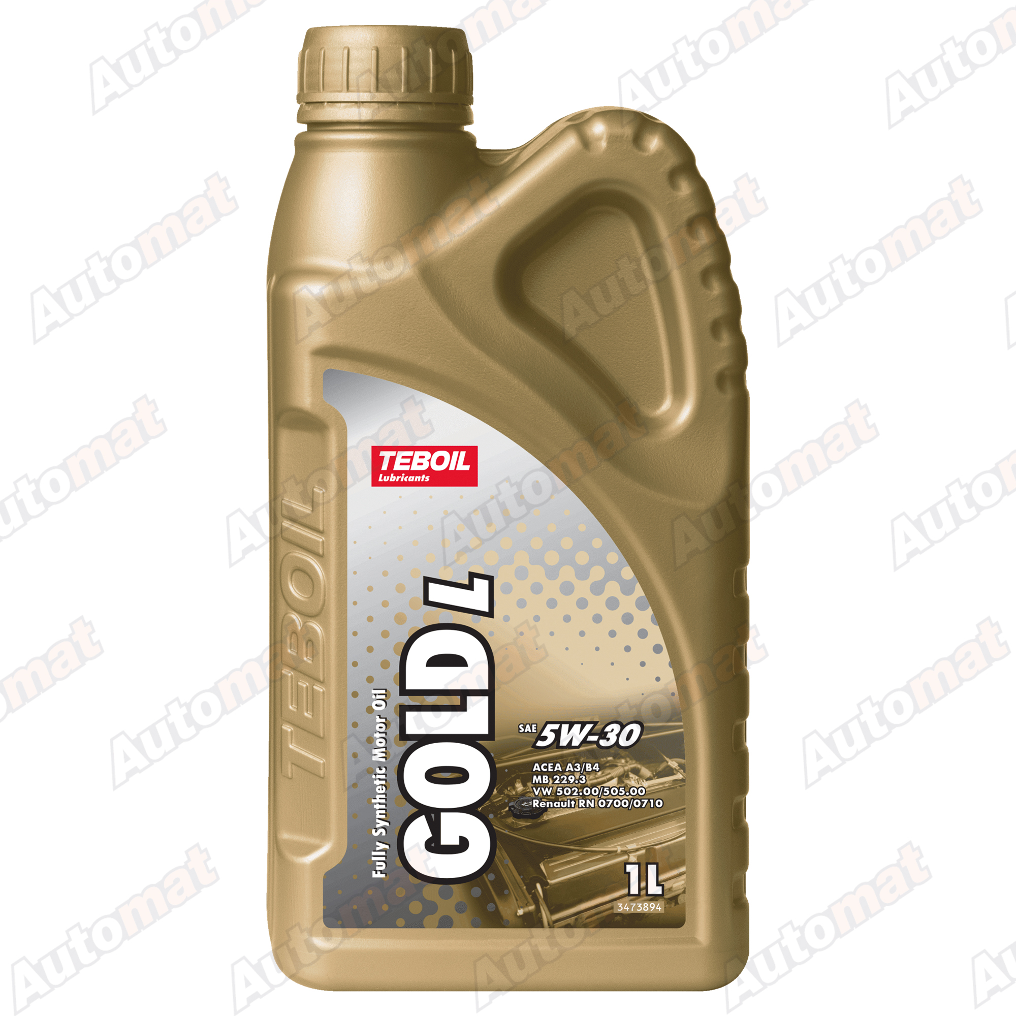 Масло моторное Teboil Gold L 5W-30 синтетическое, 1л