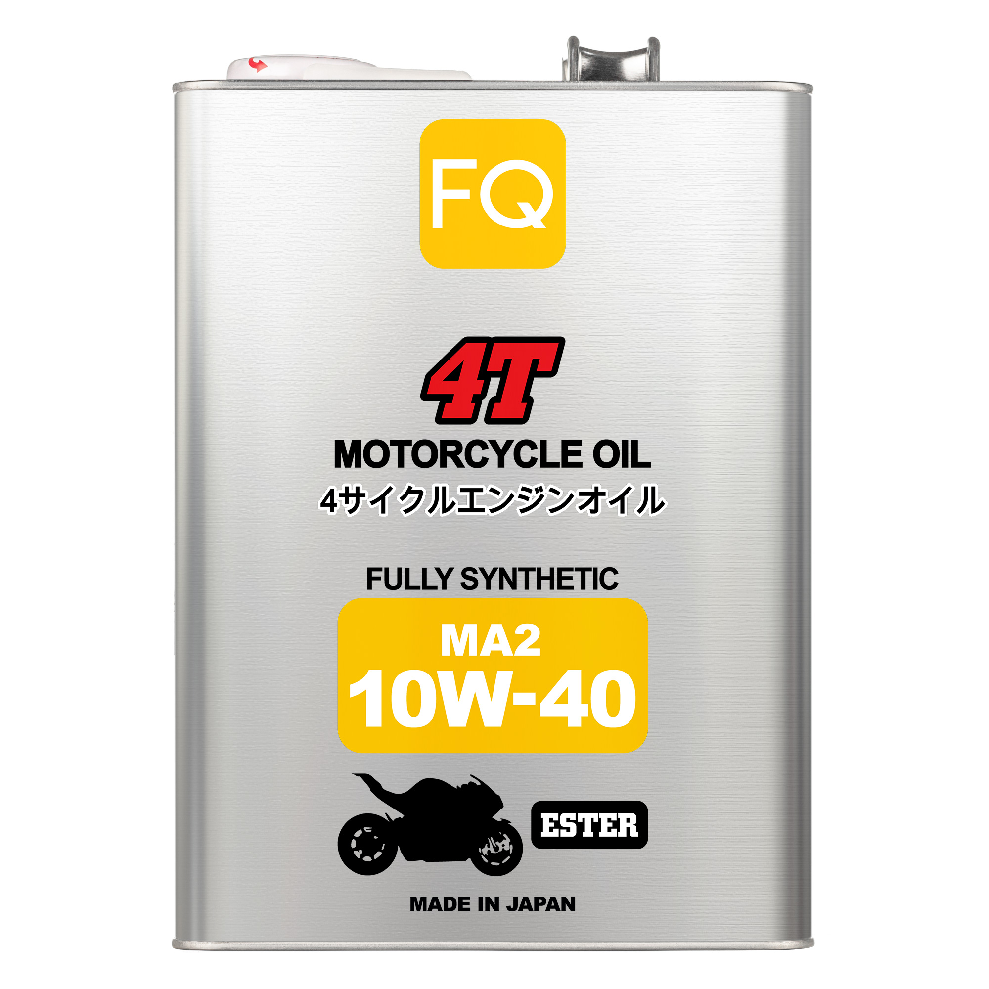 Масло моторное FQ 10W-40 4T MA2/SP FULLY SYNTHETIC (ESTER), 4л