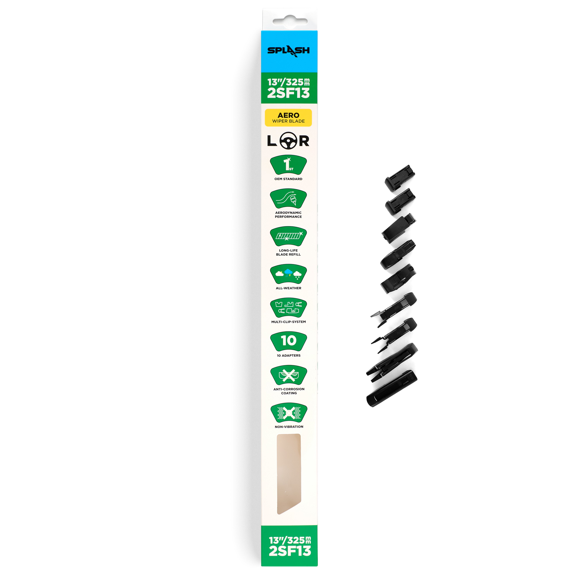 Щетка стеклоочистителя бескаркасная SPLASH 330mm (13") 2SF13