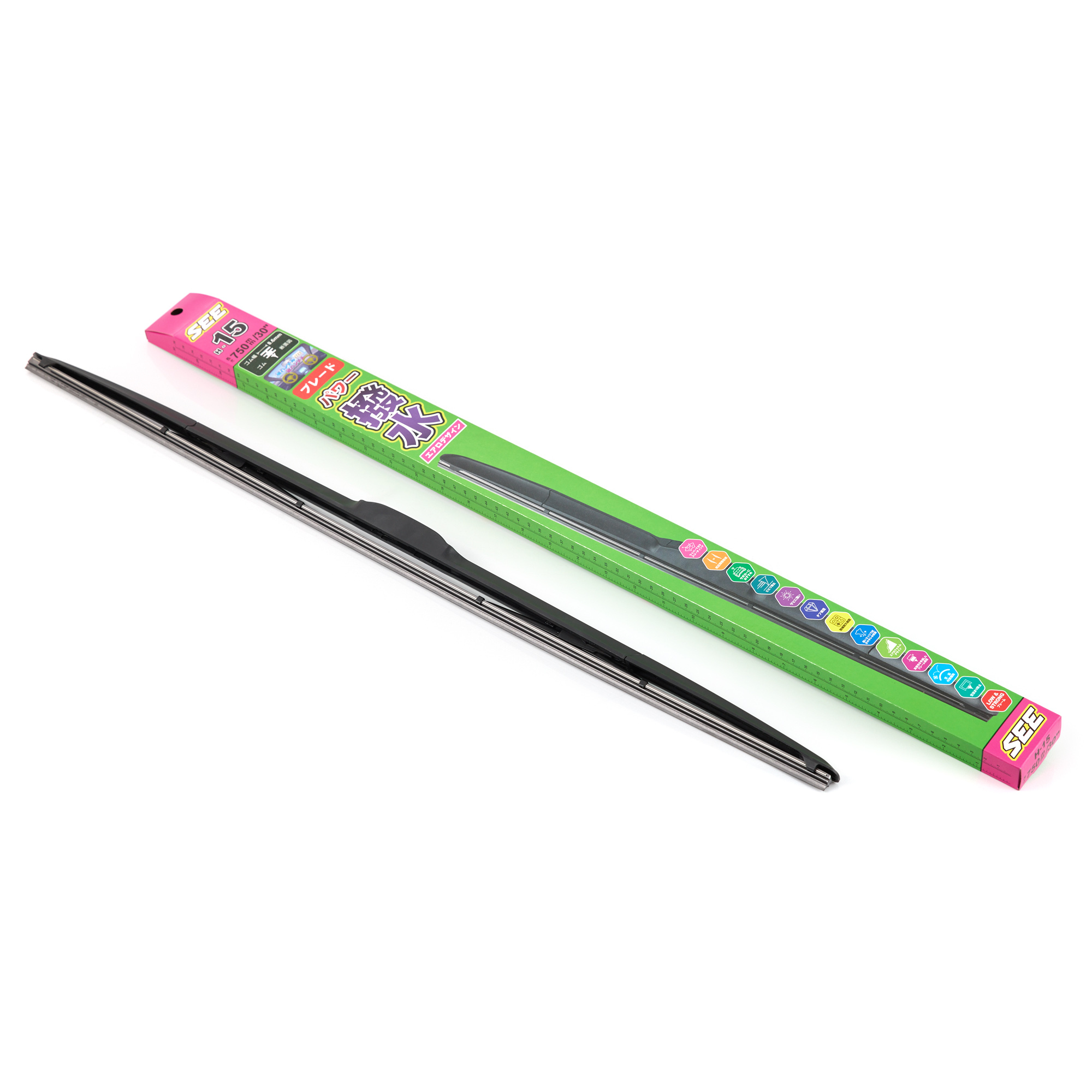 Щетка стеклоочистителя гибридная SEE 750mm (30'') H-15+