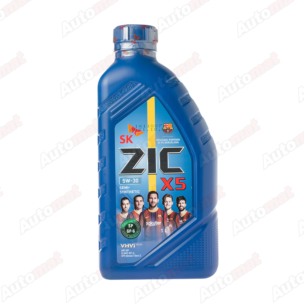 Моторное масло ZIC X5 5W-30 SP GF-6, 1л