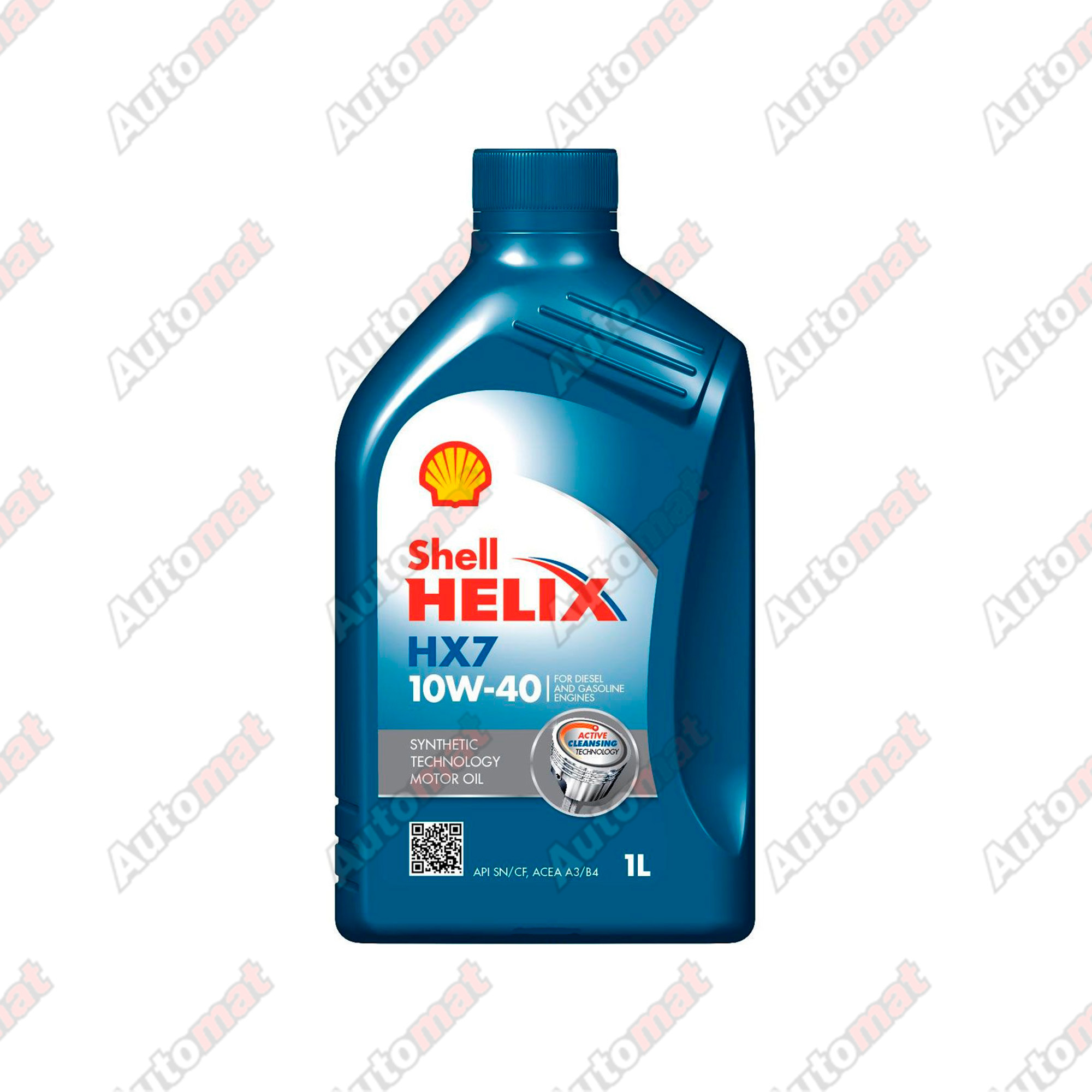 Моторное масло Shell Helix HX7 10W-40 SN/CF A3/B4, 1л