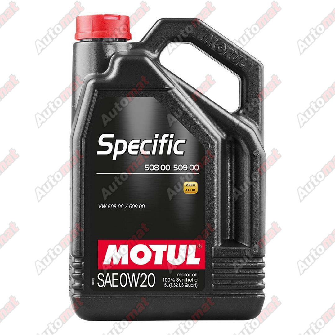 Моторное масло MOTUL Specific VW 508 00 509 00 0W-20 синтетическое, 5л