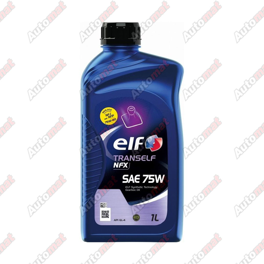 Трансмиссионное масло Elf TRANSELF NFX 75W GL-4, 1л
