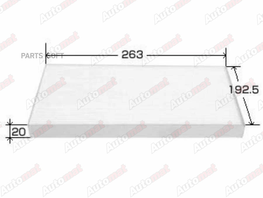 Салонный фильтр VIC AC-207E