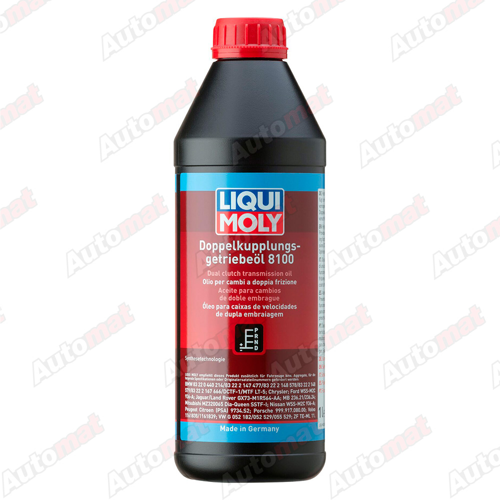 Трансмиссионное масло НС-синт. для DSG Liqui Moly Doppelkupplungsgetriebe-Oil 8100, 1л