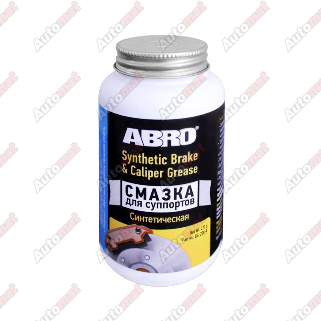 Смазка для суппортов синтетическая ABRO BG-200-R, 227г