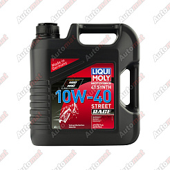 Моторное масло Liqui Moly 10W-40 SN MA2 4T Synth Street Race, 4л