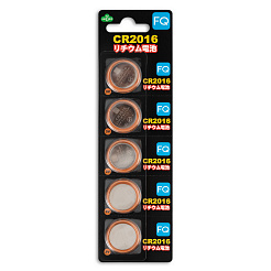 Батарейка литиевая FQ CR2016, 3В, 5шт, блистер