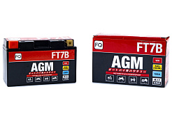 Мото аккумулятор FQ 6,0Ah FT7B AGM