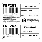 Трансмиссионный фильтр FQ FSF263