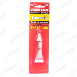 Фиксатор резьбы ABRO, красный (неудаляемый), 6 мл