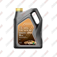 Масло моторное S-OIL 7 GOLD #9 5W-40 SN/CF C3 Fully Synthetic, 4л